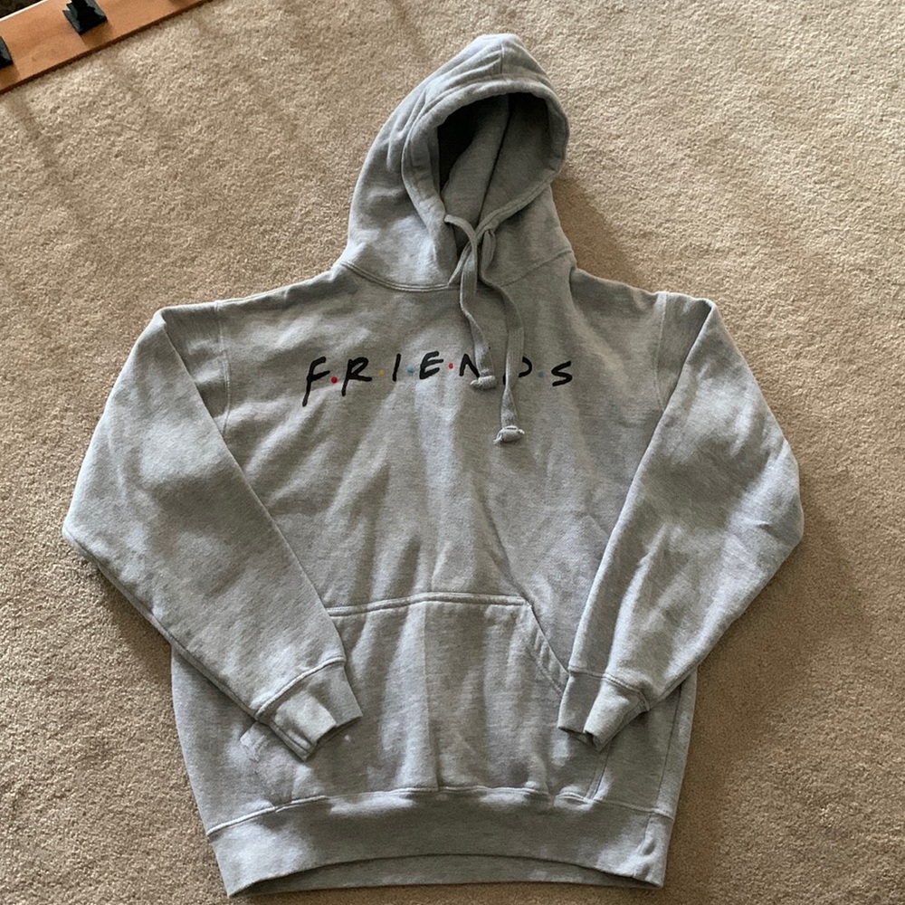 grey comfy friends sweater! size small!